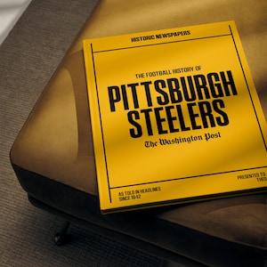 Pittsburgh Steelers Gift - Pro Football History In Newspaper Headlines Book - Personalized Steelers Nation Fan Item - Name Printed On Cover image 9
