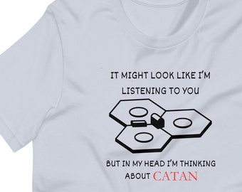 Camiseta divertida del juego de mesa Catan, accesorios de regalo para juegos de mesa, merchandising de actualización, camiseta de comedia de Los colonos de Catan para fanáticos y nerds de los juegos de mesa