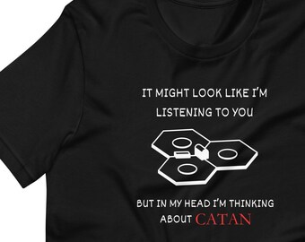 Camiseta divertida del juego de mesa Catan, accesorios de regalo para juegos de mesa, merchandising de actualización, camiseta de comedia de Los colonos de Catan para fanáticos y nerds de los juegos de mesa