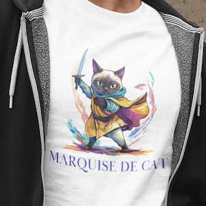 Root Marquise de Cat bordspel-T-shirt, Root-T-shirt voor bordspelliefhebbers, Root-upgradeaccessoires voor bordspellen en merchandise voor hem en haar