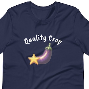 Quality Crop Stardew Valley T shirt for gamers, funny geek Stardew Valley board game shirt, comedy pixel art video game tee, cozy gaming