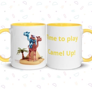 Camel Up Board game coffee mug, tabletop gaming accessories merch upgrade gifts, cup for board game lovers, family game night kids drink mug