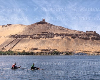 Egypt: Paddling by the Ruins on the Nile River