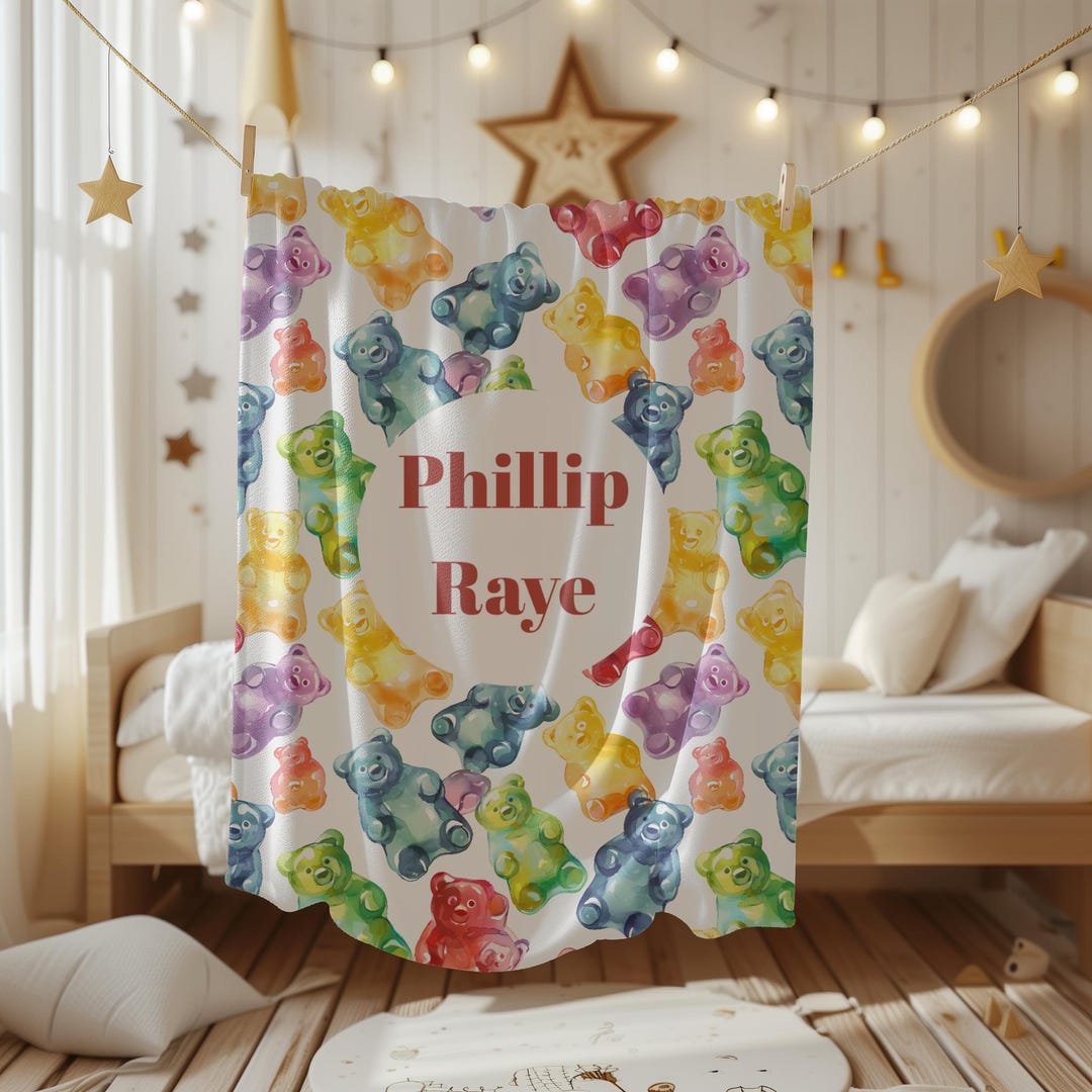Yummy Gummy Plush Blanket
