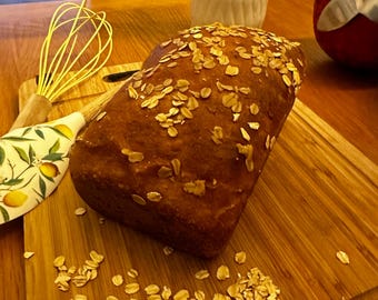 Bread- sourdough honey oat bread