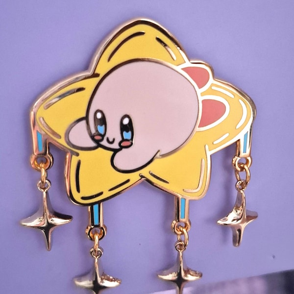 Kirby in Star - Videogame Enamel Pin