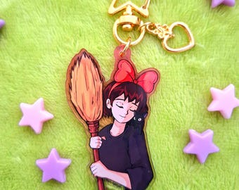 Serviço de entrega fofo da Kiki | Chaveiro de anime kawaii