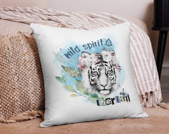 Therian White Tiger Basic Pillow