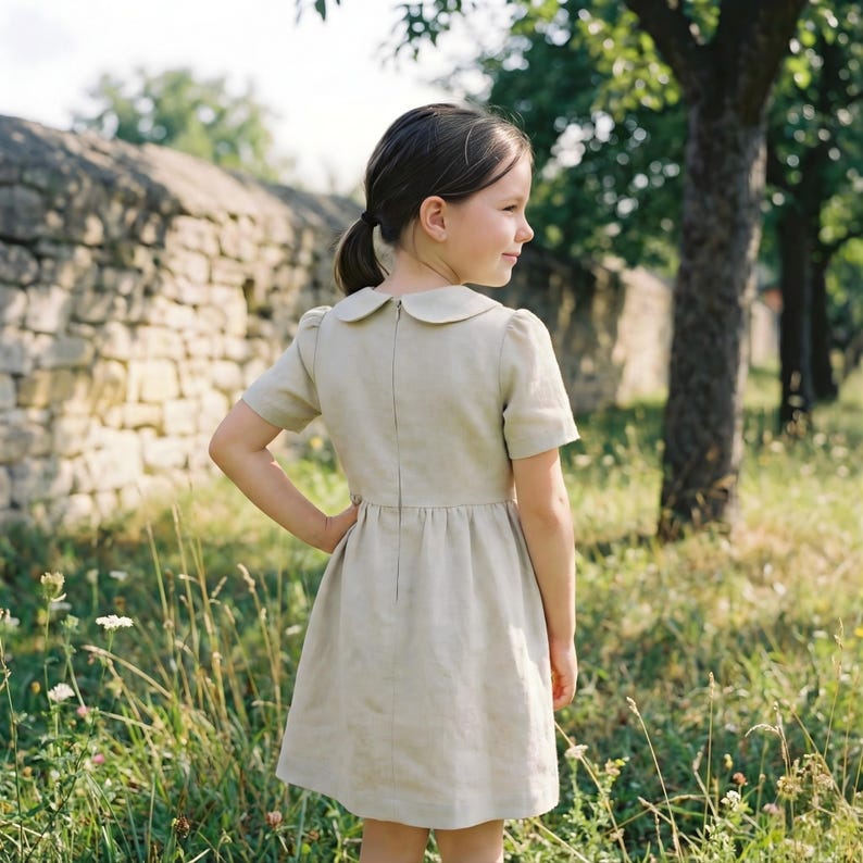 Kids Dress Sewing Pattern, Girls Sewing Patterns, Peter Pan Toddler Dresses, Size:2-16Age | A0-A4-USLETTER | image 6