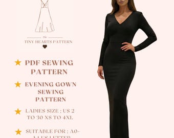 midi cocktail dress pattern Irving Dress PDF pattern Cashmerette