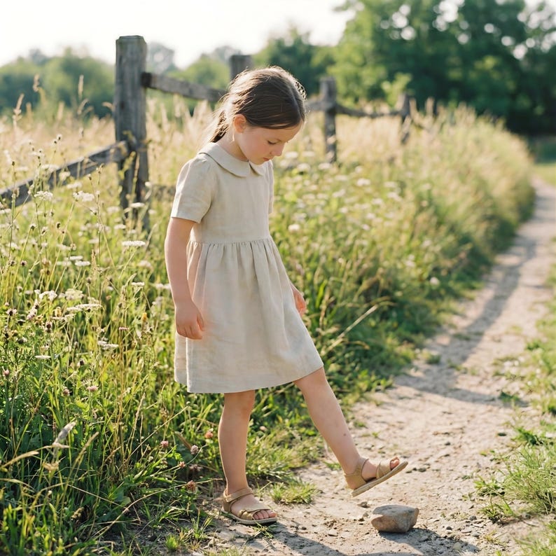 Kids Dress Sewing Pattern, Girls Sewing Patterns, Peter Pan Toddler Dresses, Size:2-16Age | A0-A4-USLETTER | image 3