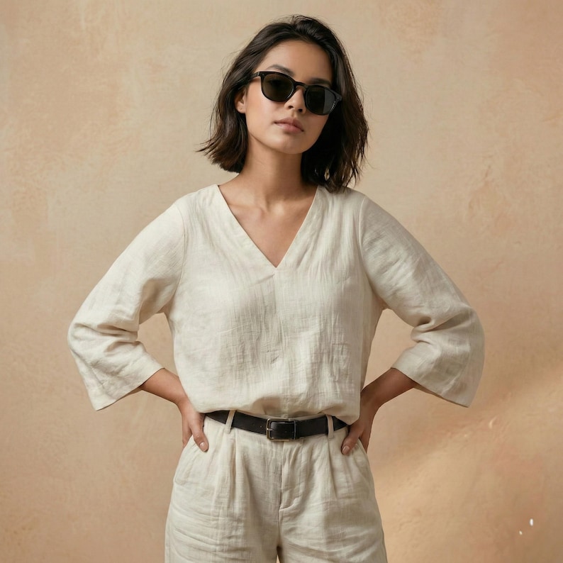 Bell Sleeve Top Sewing Pattern, Women Blouse Sewing Patterns, Girls T-Shirt, Size:US2-30 | A0-A4-USLETTER | image 3