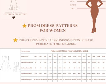 Prom Dress Patterns for Women, Woman Dress Sewing Pattern, Cocktail Dresses,  Size:us2-30 | A0-A4-USLETTER | - Etsy