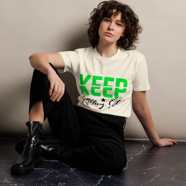 KEEP Killing It Motivational T-Shirt | Unisex Positive Message Cotton Tee