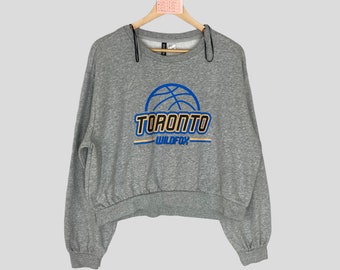 Vintage Rare TORONTO WILDFOX Frauen Rundhalsausschnitt Cropped Sweatshirt Großes Logo Toronto Wildfox Pullover Pullover Toronto XL-Größe