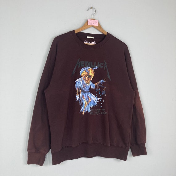 Metallica crew neck sweatshirt new arrivals