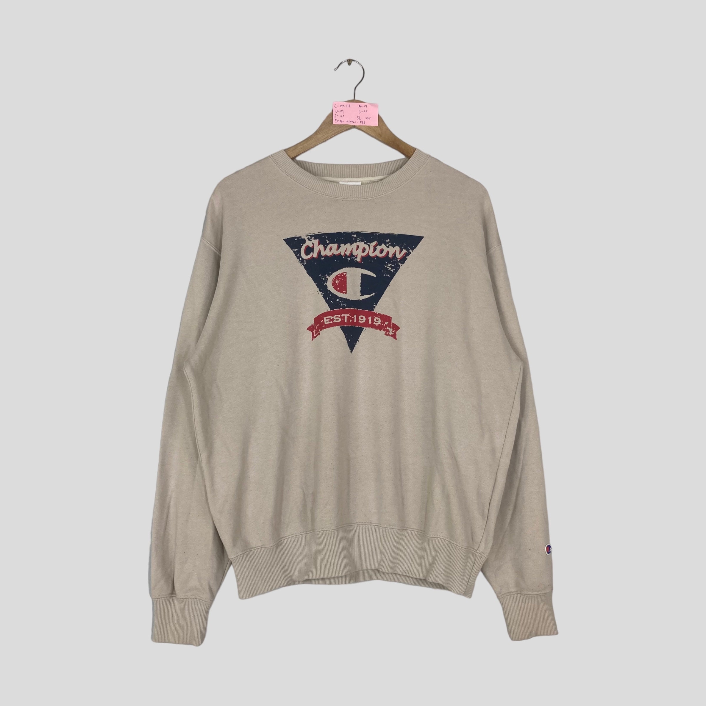 Vintage Rare CHAMPION U.S.A Crewneck Sweatshirt Big Logo Spell Out CHAMPION Est. 1919 Jumper Pullover CHAMPION Sweater Unisex Etsy UK