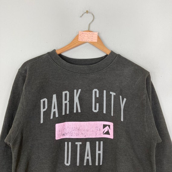 Vintage Rare Park City Utah Crewneck Sweatshirt B… - image 3