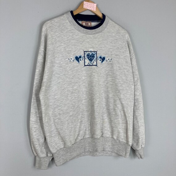 Vintage Rare TOP STITCH By Morning Sun Crewneck S… - image 2