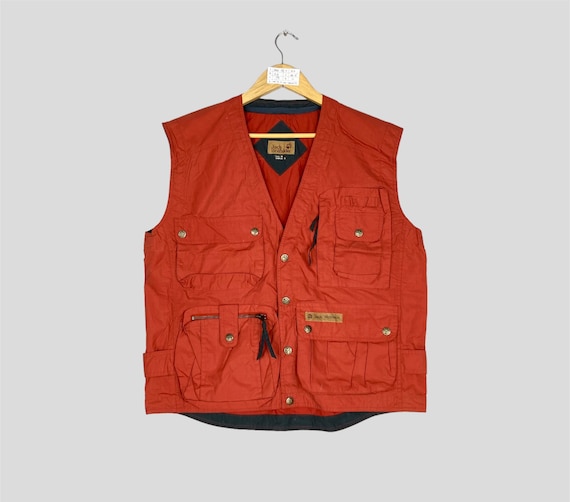 Vintage Rare JACK WOLFSKIN Vest Jacket Full Button Small Logo Jack Wolfskin Four Pocket Sleeve Less Jacket Wolfskin Orange Colour Unisex Etsy Canada