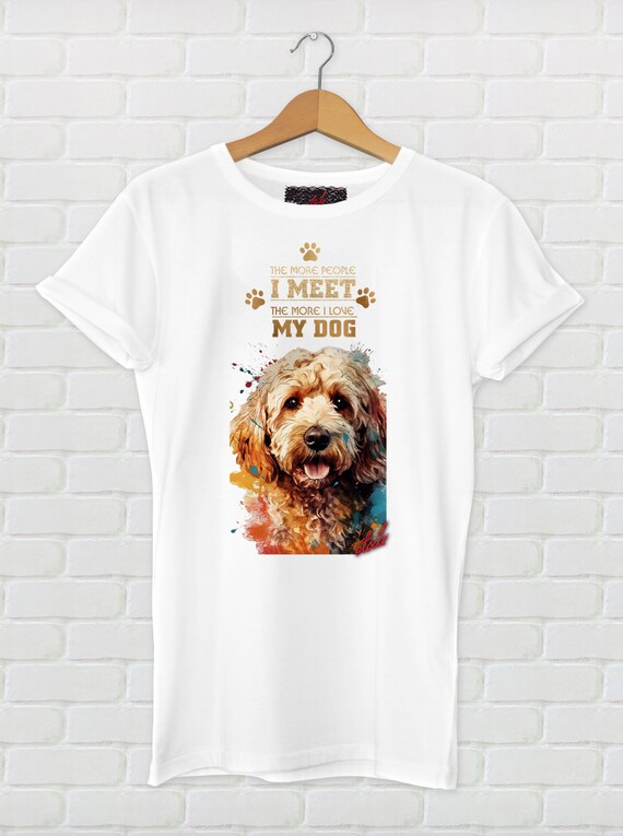 Loved By A Cockapoo Gift For Dog Mom Or Dad T-Shirt Loved By A Cockapoo Gift For Dog Mom Or Dad T-Shirt