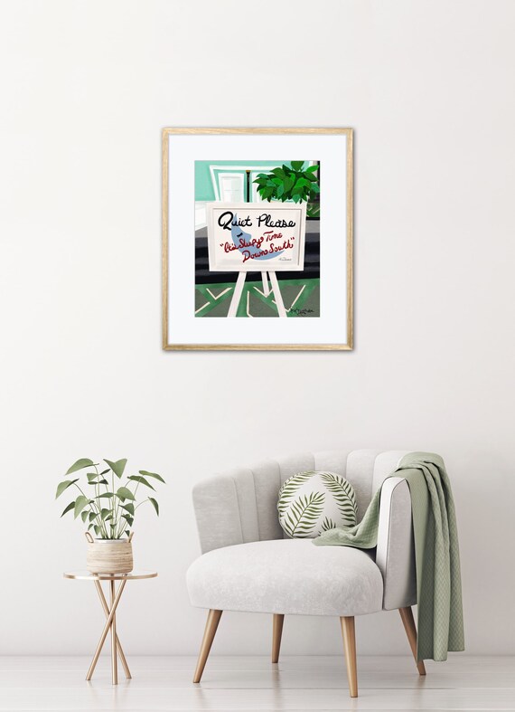 Greenbrier Hotel Art Print Sleepy Time Sign - Etsy