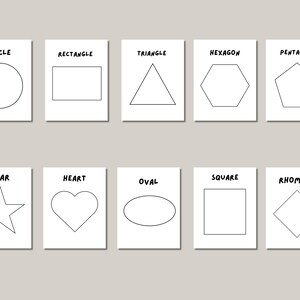 Basic Shape Coloring Pages, Shape Coloring, Educational Learning Pages ...
