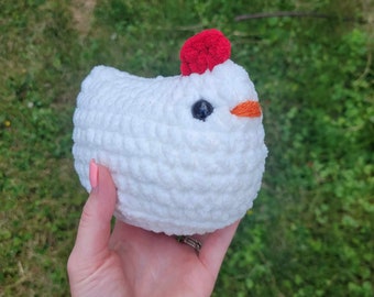 Crochet Chicken Stuffed Animal Farm Plush Amigurumi