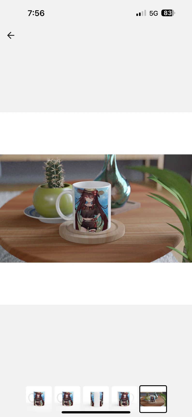 Beautiful Anime Redesigned Image On Mug 11oz zdjęcie 4