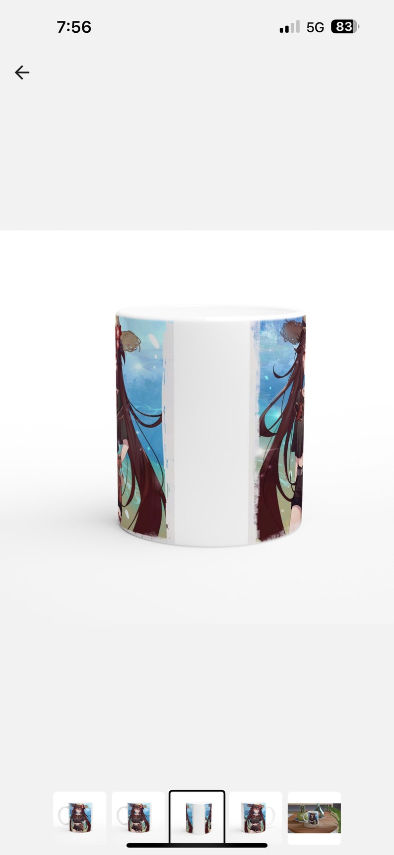 Beautiful Anime Redesigned Image On Mug 11oz zdjęcie 3