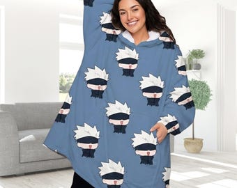 Felpa con cappuccio anime per adulti, felpa con cappuccio anime con stampa integrale, felpa con cappuccio anime