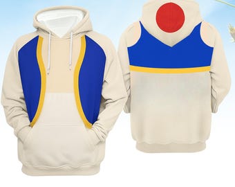 Toad Costume Hoodie, Mushroom Character Cosplay Hoodie For Fans, Cute Kawaii Unisex Hoodie, Game Hoodie For Him, Toad Mushroom Hoodie