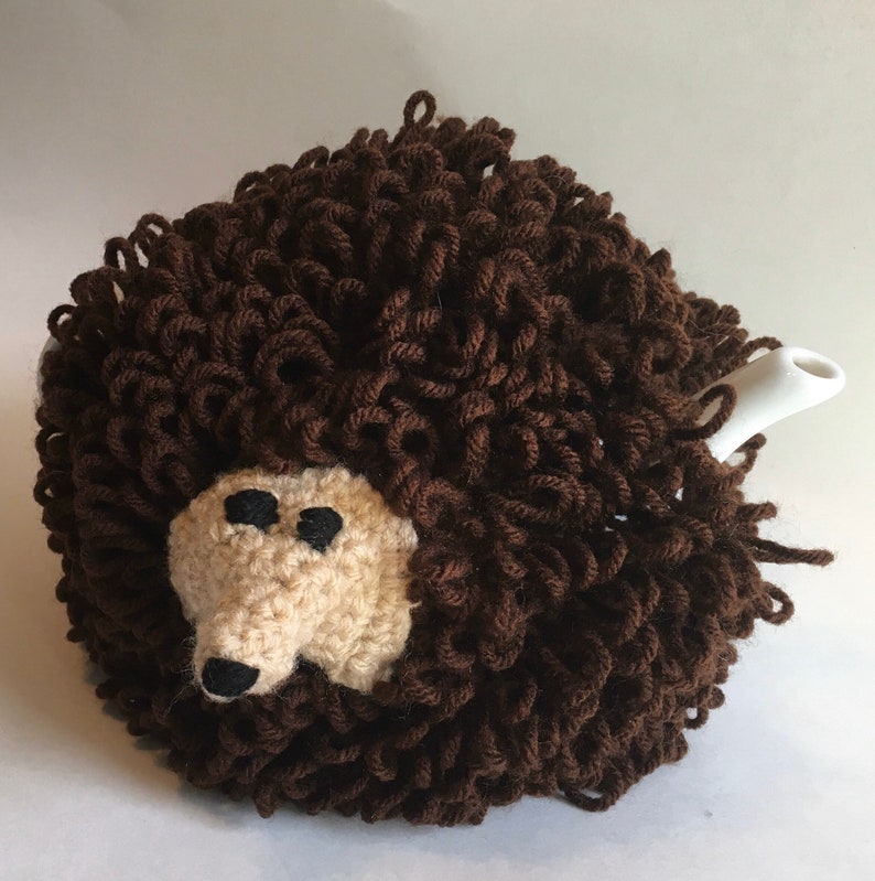 Hedgehog Tea Cosy Hand Knitted Teapot Cozy Woodland Animal Etsy