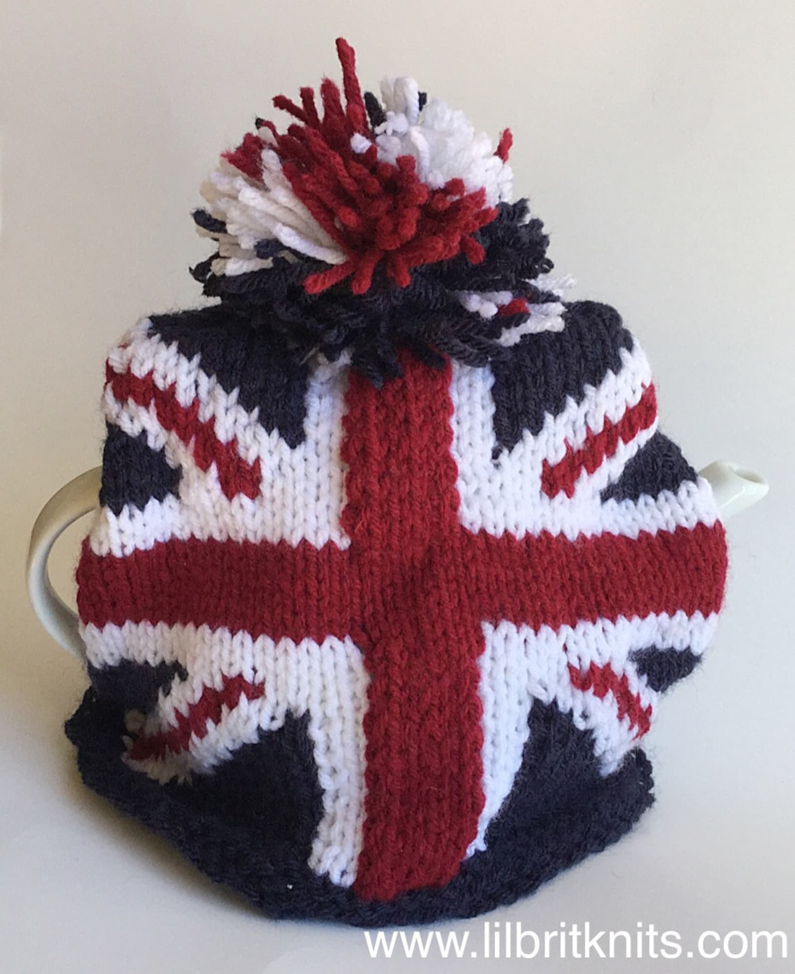 Union Jack Tea Cozy Hand Knitted Tea Cosy Etsy