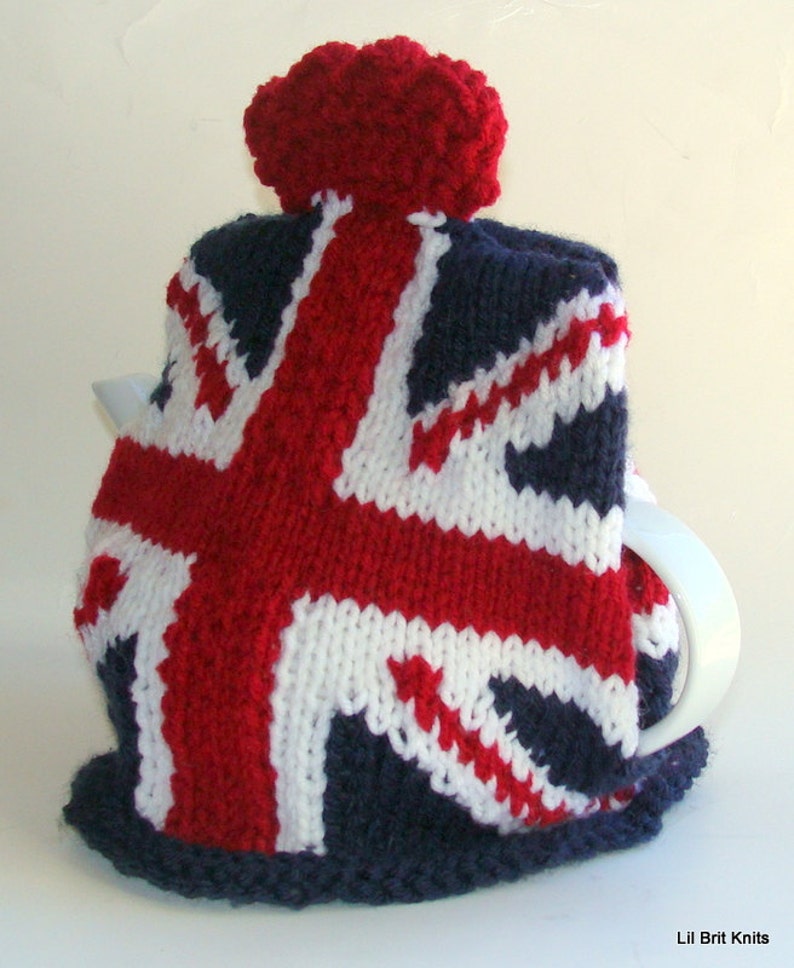 Union Jack Tea Cozy Hand Knitted Tea Cosy Etsy