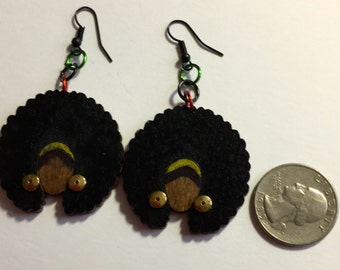 Afrocentric, Jewelry, Fashion, Wooden, Earrings,Bohemian