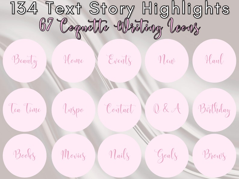300 Coquette Aesthetic Instagram Highlight Covers, Watercolor Romantic Bow Instagram Highlight Icons, Pink Instagram Highlight Story Covers zdjęcie 4