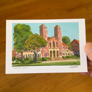 Royce Hall 4x6  Art Print - Go Bruins!!! UCLA