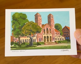 Royce Hall 4x6  Art Print - Go Bruins!!! UCLA