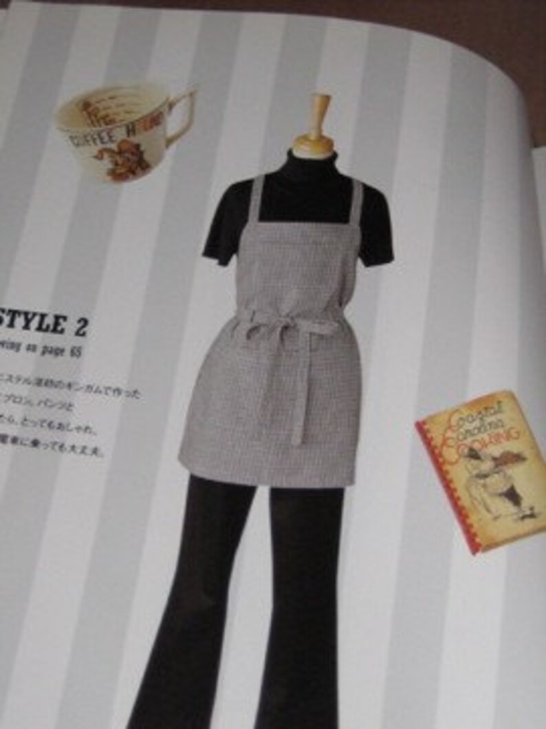 Japanese Sewing Pattern Book 30 Aprons by Machiko Kayaki Etsy