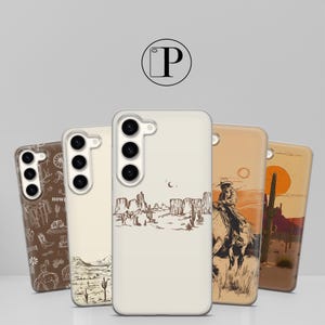 Custodia per telefono Western Cowgirl Cowboy Cover per Samsung Galaxy A05 A05S A16 A26 A35 A36 A55 A56 S25 Plus Ultra iPhone 16 15 14 13 Pro Max