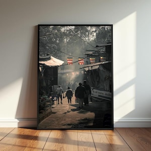 Sri Lanka Poster – Adams Peak Fotografie – Morgenlicht Bild – Pilgerweg Wandbild – Spirituelle Fotokunst