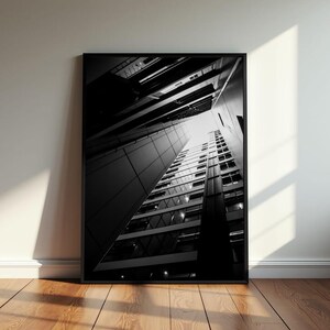 Poster Schwarz Weiß, Wandbild Schwarz Weiss, Poster Schwarz Weiss abstrakt, Schwarz Weiss Bilder Wohnzimmer | Bild Küche | Bild Wohnzimmer