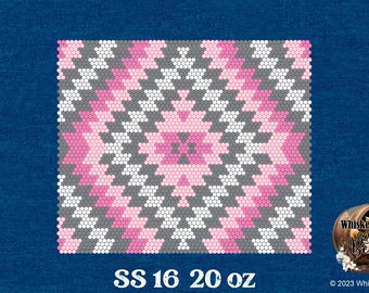 20oz Ss20 Pink Black Gray White Aztec Rhinestone Template, Rhinestone ...