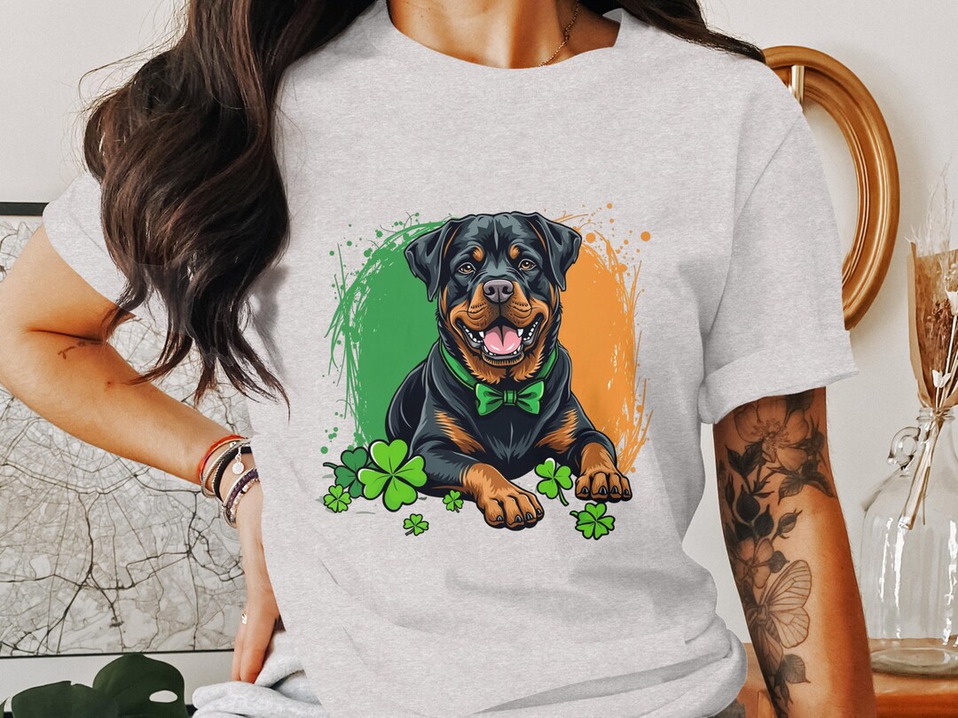 Rottweiler Dog St Patricks Day Digital Download for Shirts, Irish ...