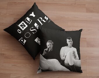 SLC Punk Bob And Steve-o Throw Pillow 16 x 16 Housewarming Gift For Punk Rock Fan Only Posers Die