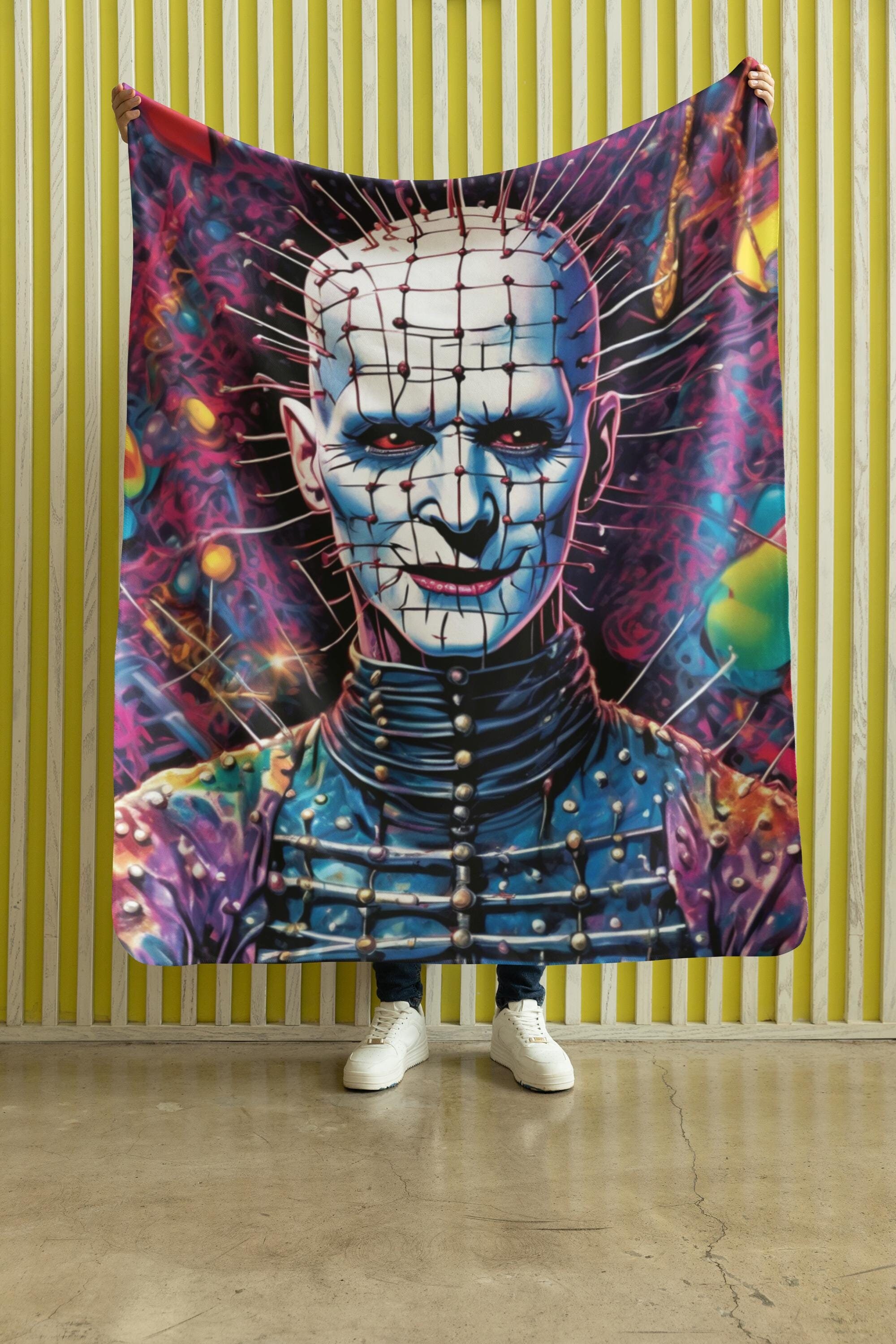 T-shirt Collector Rare Hellraiser - Frank Coton 'Aidez-moi Je Suis En Enfer' - Reproduction Vintage