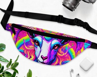 Demon Goat 90s Retro Fanny Pack