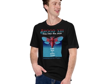 Brood XIX Cicadas Rock Band Concert Shirt Short-Sleeve Unisex T-Shirt