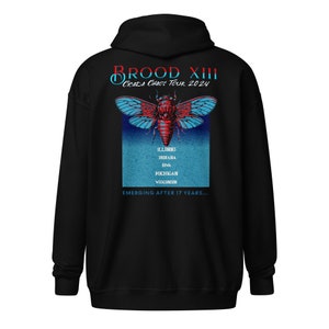 Unisex heavy blend zip hoodie Cicada Zip up Hoodie